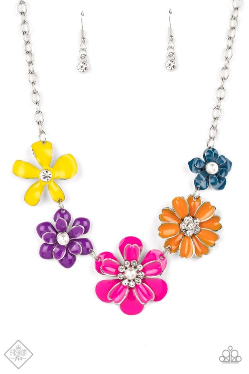 Floral Reverie- Multi Paparazzi Floral Necklace