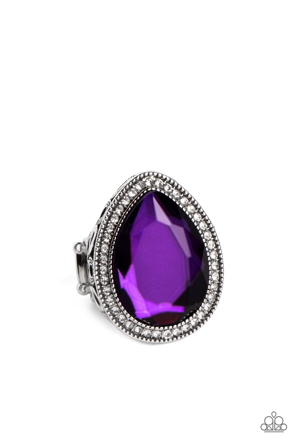 Illuminated Icon - Purple  Paparazzi Ring
