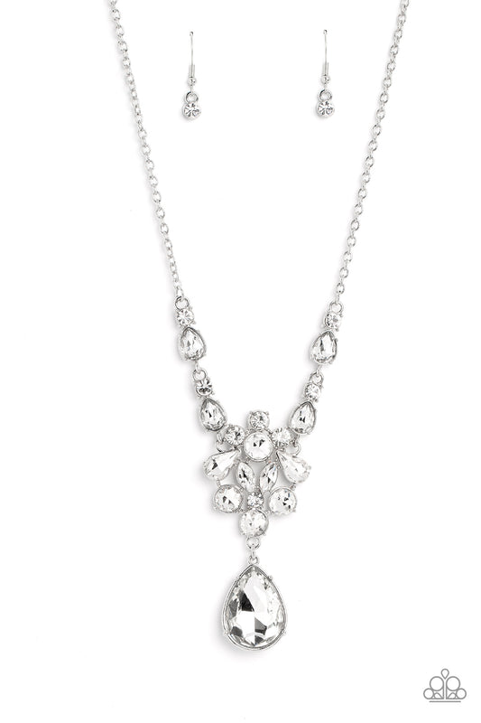 TWINKLE of an Eye - White  Paparazzi Necklace
