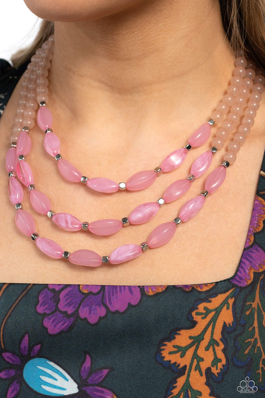 I BEAD You Now - Pink Paparazzi Necklace