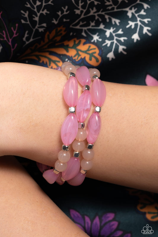 BEAD Drill - Pink Paparazzi Bracelet