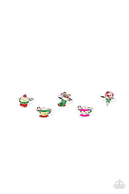 Starlet Shimmer - Kids Rings - Wintery Paparazzi Accessories