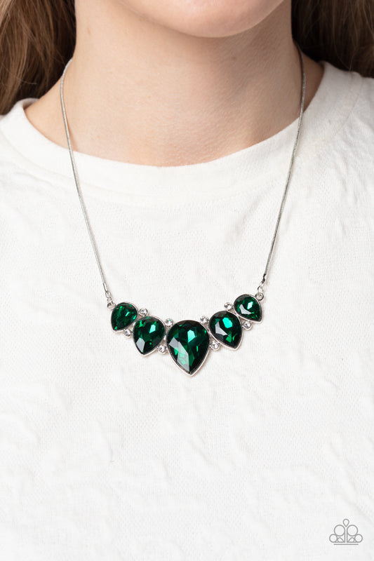 Regally Refined - Green Paparazzi Necklace