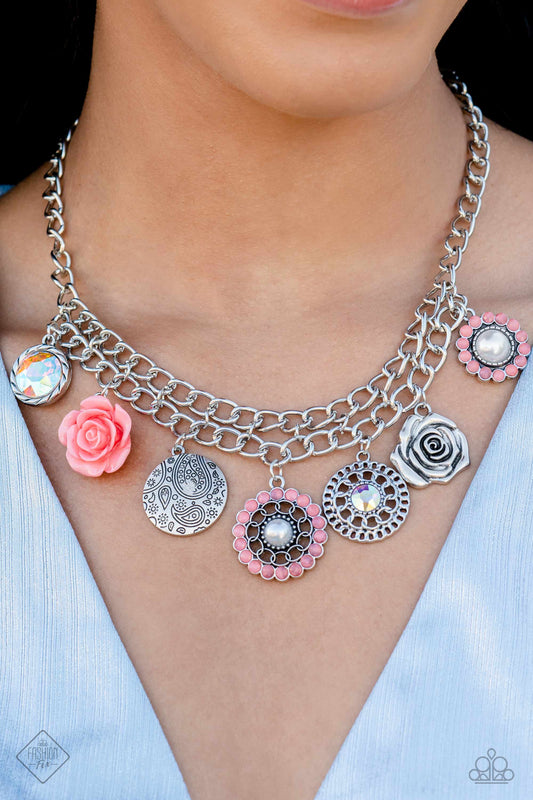 Garden Grace - Orange Paparazzi Necklace