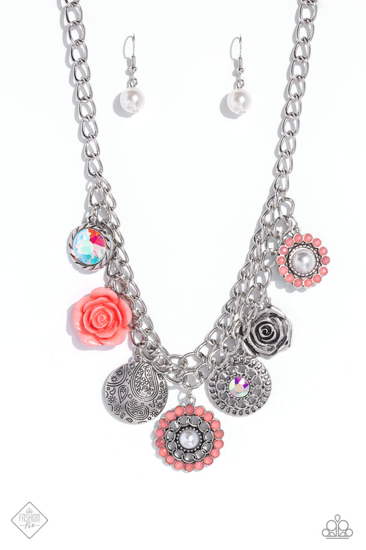 Garden Grace - Orange Paparazzi Necklace