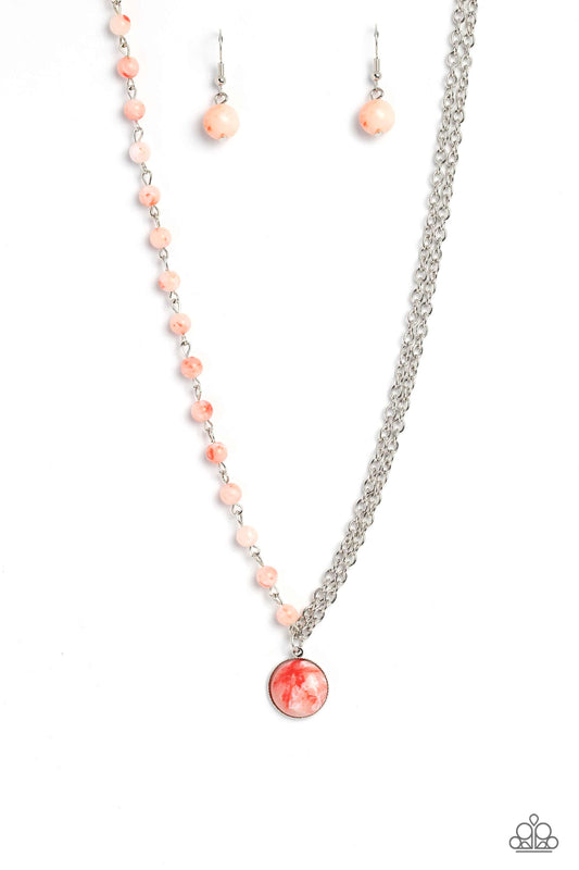 Local Legend - Orange Paparazzi Necklace
