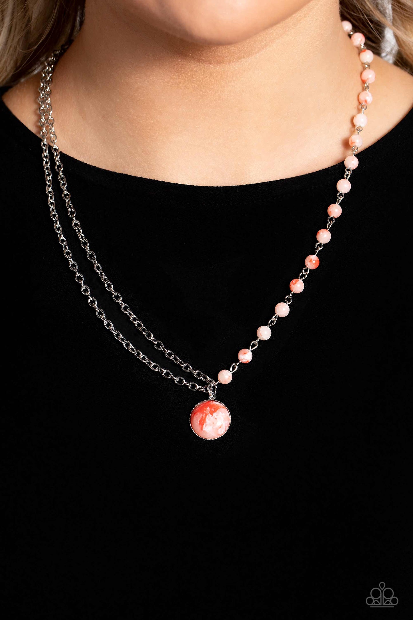 Local Legend - Orange Paparazzi Necklace