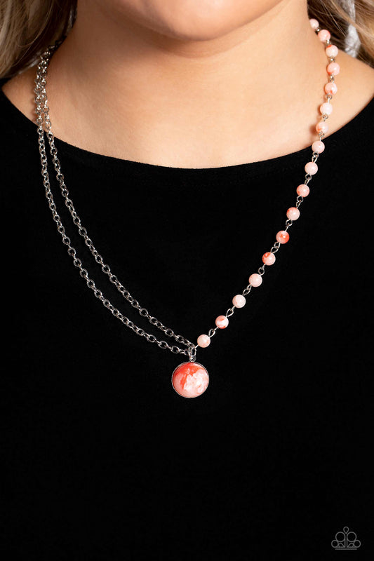 Local Legend - Orange Paparazzi Necklace