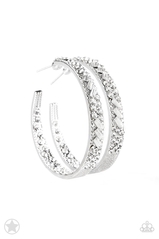 Paparazzi GLITZY By Association White Earrings