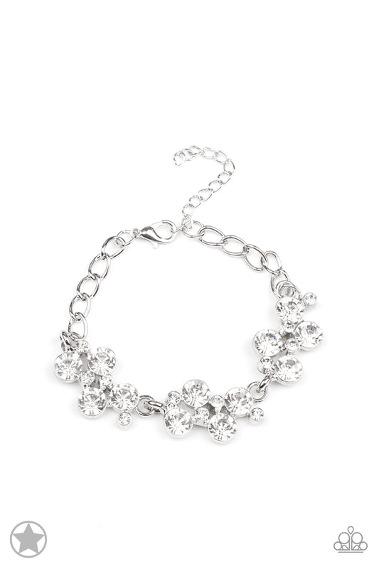 Old Hollywood Paparazzi Blockbuster White bracelet