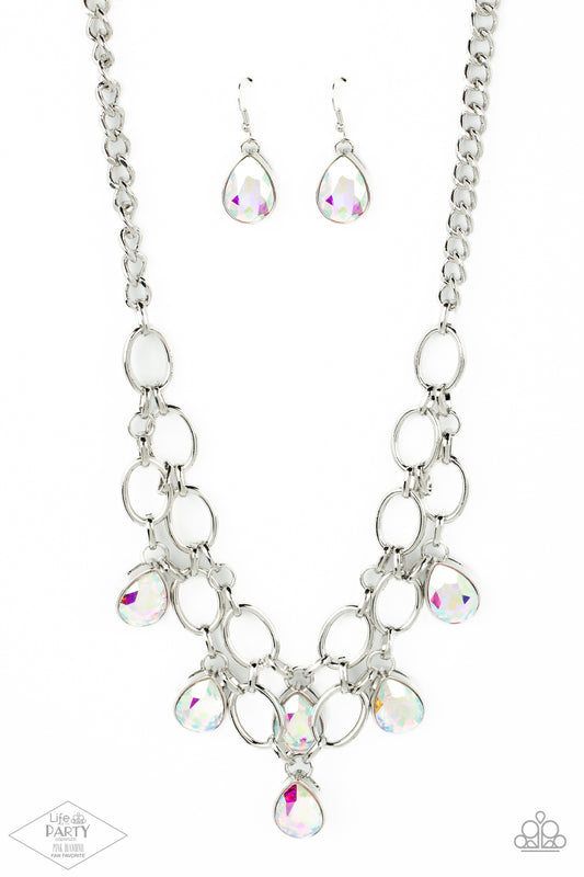 PINK DIAMOND EXCLUSIVE Show Stopping Shimmer - Multi - Iridescent Necklace