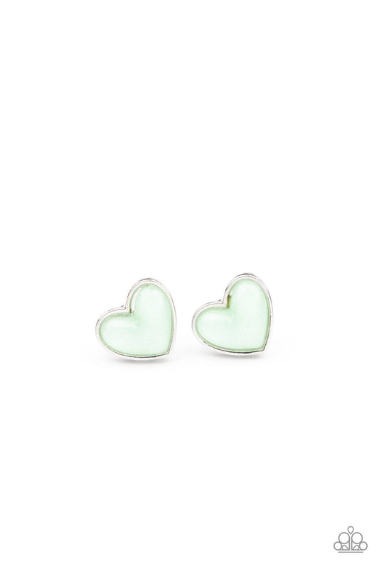 Starlet Shimmer Pastel Heart Earrings