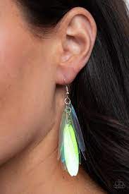 Paparazzi Holographic Glamour - Multi Earrings
