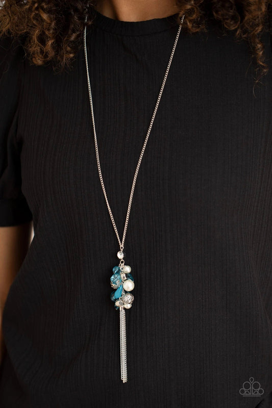 Party Girl Glow - Paparazzi Blue Necklace