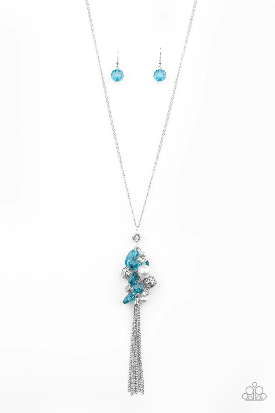 Party Girl Glow - Paparazzi Blue Necklace