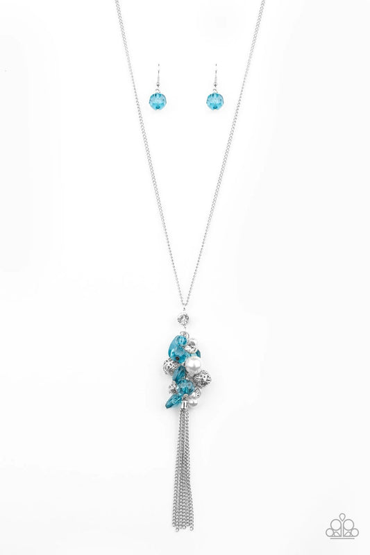 Party Girl Glow - Paparazzi Blue Necklace