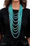 Paparazzi The Hilary - Signature Zi Collection Necklace Blue 2021