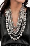 Paparazzi The Liberty - Signature Zi Collection Necklace Silver 2021